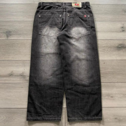 Jeans College gothiques rétro pour femmes, jeans hip hop jeunesse, pantalons à jambes larges droites, jeans Joker unisexes, Y2K 