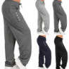 Pantalon de jogging décontracté pour femme, noir, gris, grande taille, printemps, automne, 2023