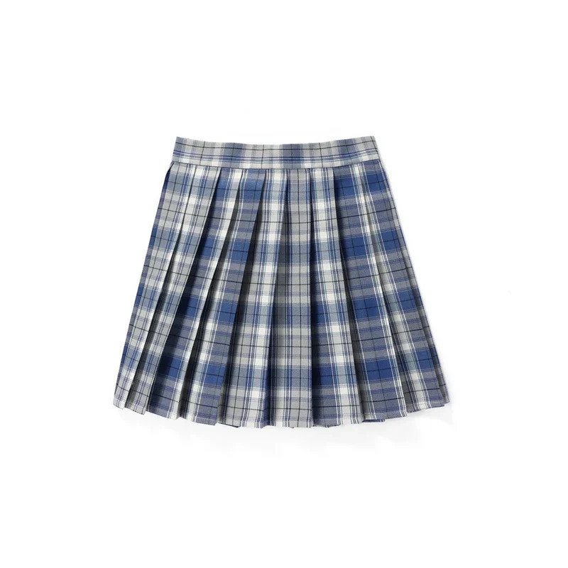 Jupes plissées à carreaux taille haute pour femmes, mini jupe de tennis, Harajuku JK, uniforme scolaire japonais, mini jupe trap