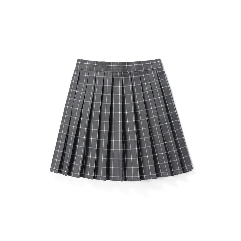 Jupes plissées à carreaux taille haute pour femmes, mini jupe de tennis, Harajuku JK, uniforme scolaire japonais, mini jupe trap