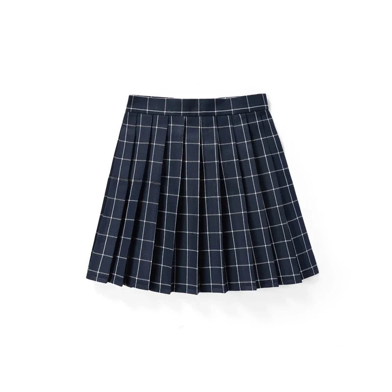 Jupes plissées à carreaux taille haute pour femmes, mini jupe de tennis, Harajuku JK, uniforme scolaire japonais, mini jupe trap