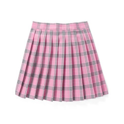 Jupes plissées à carreaux taille haute pour femmes, mini jupe de tennis, Harajuku JK, uniforme scolaire japonais, mini jupe trap