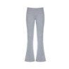 Pantalon de survêtement évasé taille basse pour femme, pantalon de sport, jogging, jogging, gris, noir, uni, simple, mince, déco