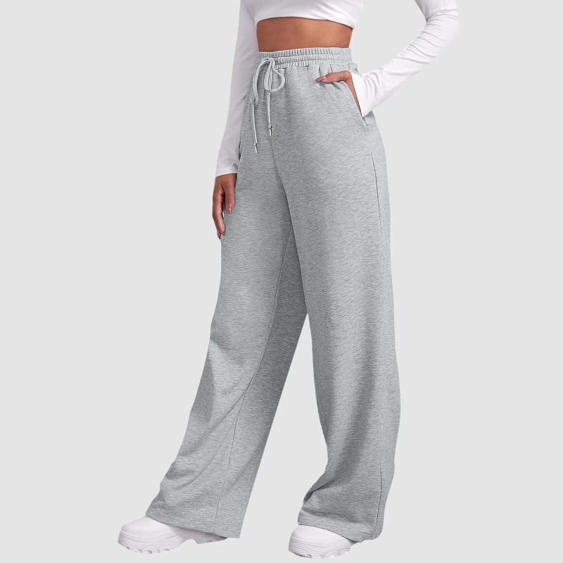 Pantalon à Jambes Larges pour Femme, Survêtement à Doublure Smile, Droit, Astronomique, Tout Mathématique, Uni, Fitness, Jogging