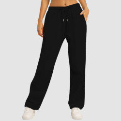 Pantalon à Jambes Larges pour Femme, Survêtement à Doublure Smile, Droit, Astronomique, Tout Mathématique, Uni, Fitness, Jogging