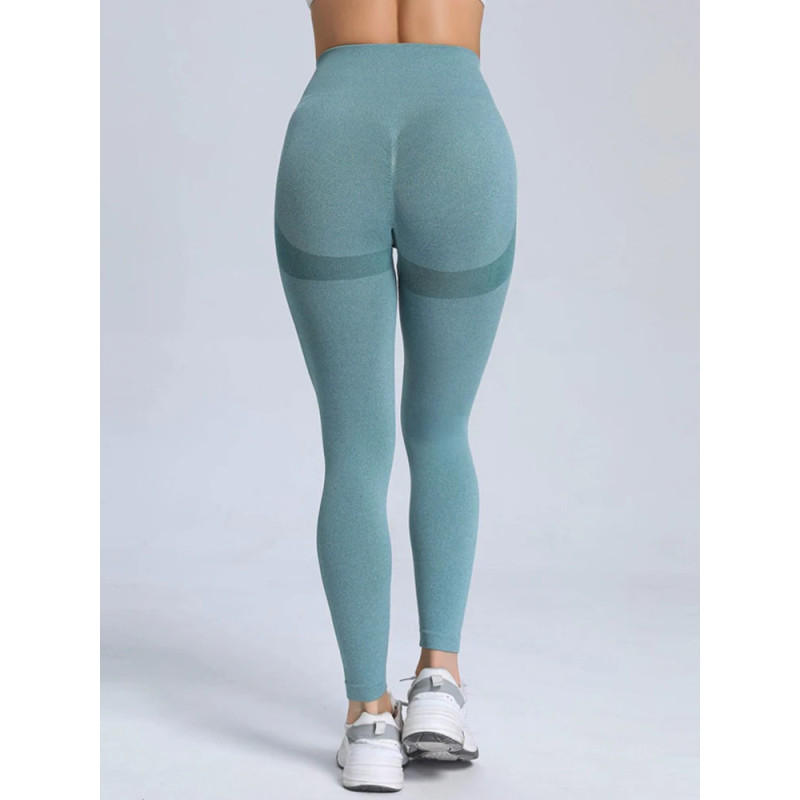 Leggings d'entraînement sans couture pour femmes, taille haute, leggings push-up, legging de sport noir, mode sexy pour dames