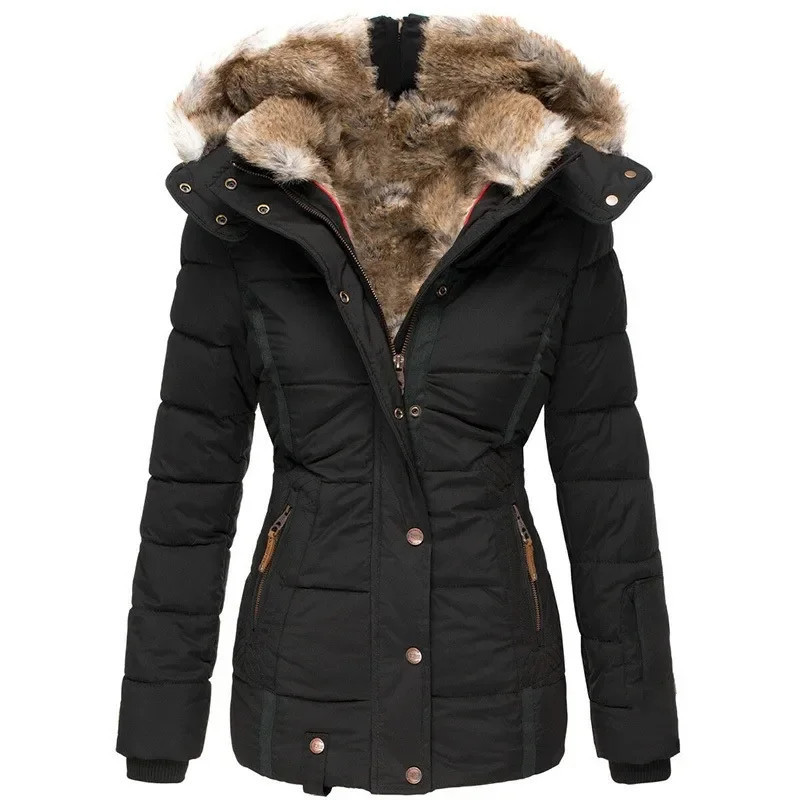 UZZDSS-Veste Personnalisée pour Femme, Manteau, Parkas, WWT311501, 2024 Nouveau