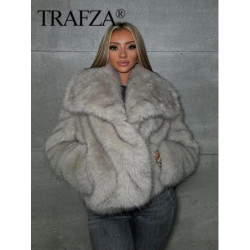 TRAFZA-Veste en Fausse...