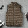 Doudoune en Duvet de Canard Ultralégère pour Homme, Veste en Doudoune, Gilet, Ultra Mince, Chaud, observateur, Hiver, 2024