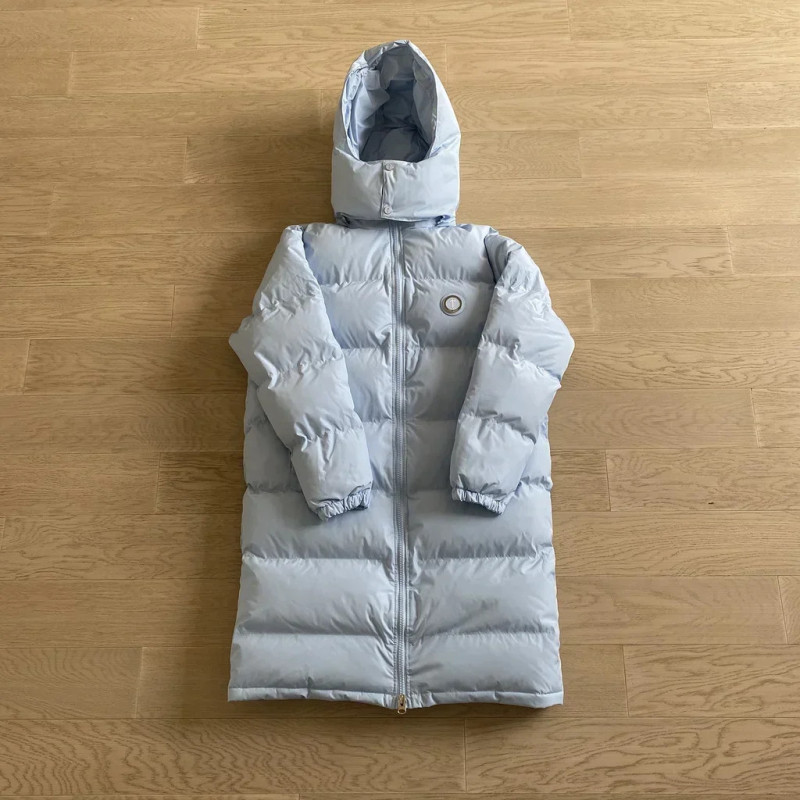 Veste matelassurera à capuche irongée pour hommes, manteau en duvet chaud, imperméable, coupe-vent, mode de rue, marque de mode 