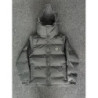 Veste matelassurera à capuche irongée pour hommes, manteau en duvet chaud, imperméable, coupe-vent, mode de rue, marque de mode 