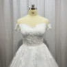 Robe de Mariée en Tulle Blanc sur Mesure avec Traîne, Grande Taille, pour Patients