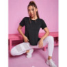 T-shirt de yoga sans couture pour femme, haut court de fitness, chemises d'entraînement athlétiques, vêtements de sport à manche