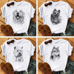 T-shirt imprimé chiens...