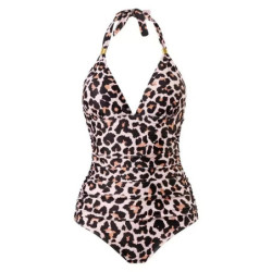 Maillot de bain une pièce, sexy, tankini, grande taille, col licou, noir, monokini, push-up, taille haute, pour femmes, tendance