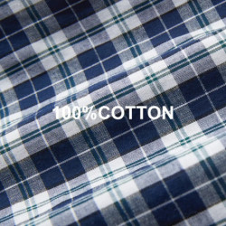 S-XL Hommes Coton Sous-Vêtements Boxer Shorts Casual Plaid artificiel astique Ceinture Bouton Hommes Boxer Sous-Vêtements Confor