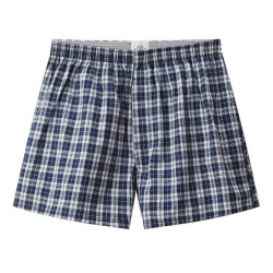 S-XL Hommes Coton Sous-Vêtements Boxer Shorts Casual Plaid artificiel astique Ceinture Bouton Hommes Boxer Sous-Vêtements Confor