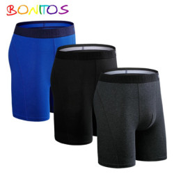 Boxer Long en Coton pour Homme, Sous-Vêtement Masculin, Culotte Masculine, Caleçon Masculin Sexy, Caleçon Masculin, Caleçon Masc