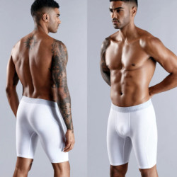 Boxer Long en Coton pour Homme, Sous-Vêtement Masculin, Culotte Masculine, Caleçon Masculin Sexy, Caleçon Masculin, Caleçon Masc