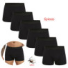 6 Pièces par Paquet, Boxer Noir Doux et Respirant pour Homme, Sous-Vêtement Masculin, Slip, Culotte, Zones Me Goals, 2024