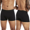 6 Pièces par Paquet, Boxer Noir Doux et Respirant pour Homme, Sous-Vêtement Masculin, Slip, Culotte, Zones Me Goals, 2024