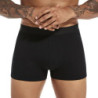 6 Pièces par Paquet, Boxer Noir Doux et Respirant pour Homme, Sous-Vêtement Masculin, Slip, Culotte, Zones Me Goals, 2024