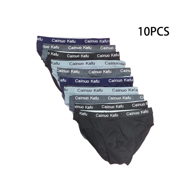 Culottes de Bikini pour hommes, 10 pièces, sous-vêtements, taille L-5XL, confortables, Sexy, Slip, en vogue