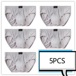 Lot de 5 slips 100 coton pour hommes, sous-vêtements confortables, M/L/XL/2XL/3XL/4XL/5XL, livraison gratuite et directe