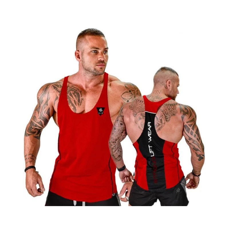 Chemise sans manches de fitness pour hommes, haut de musculation, vêtements en coton pour hommes, gilet Singlet, maillot de corp