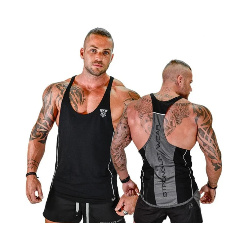 Chemise sans manches de fitness pour hommes, haut de musculation, vêtements en coton pour hommes, gilet Singlet, maillot de corp