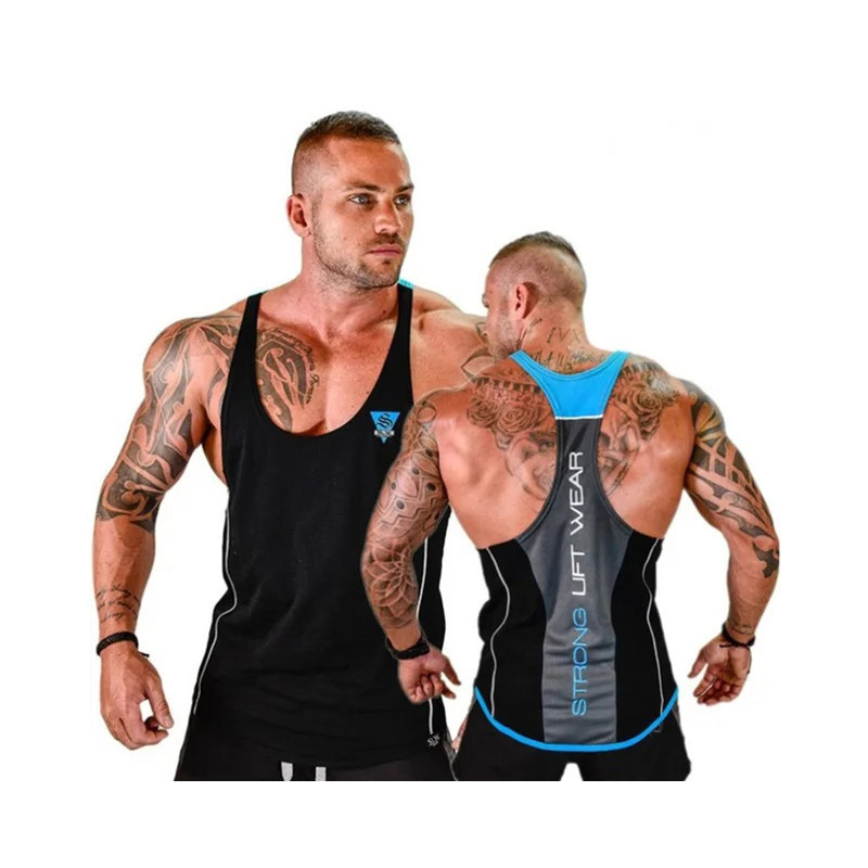 Chemise sans manches de fitness pour hommes, haut de musculation, vêtements en coton pour hommes, gilet Singlet, maillot de corp