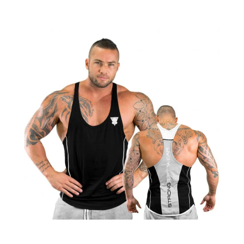 Chemise sans manches de fitness pour hommes, haut de musculation, vêtements en coton pour hommes, gilet Singlet, maillot de corp