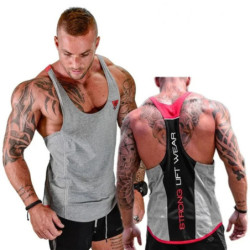 Chemise sans manches de fitness pour hommes, haut de musculation, vêtements en coton pour hommes, gilet Singlet, maillot de corp