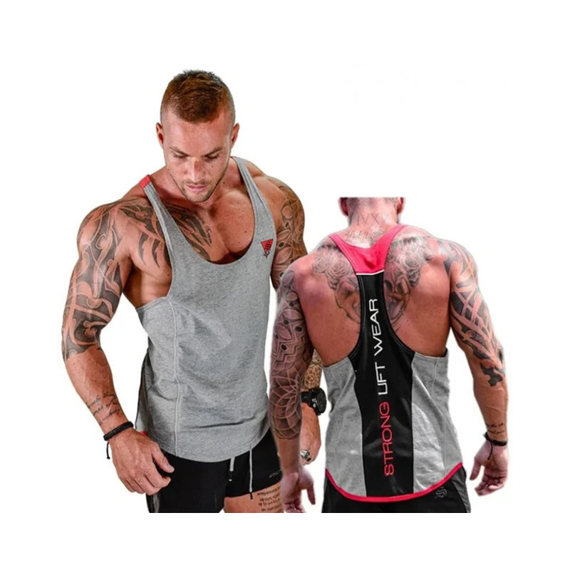 Chemise sans manches de fitness pour hommes, haut de musculation, vêtements en coton pour hommes, gilet Singlet, maillot de corp