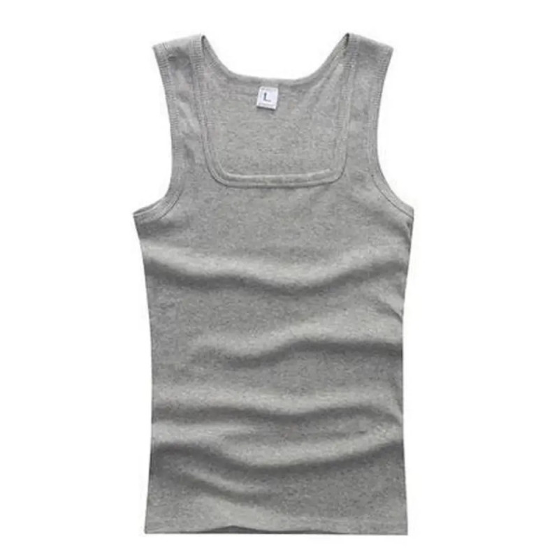 T-shirt de musculation pour hommes et femmes, débardeur élastique basique, t-shirt en fibre de coton pur, vêtements pour hommes,