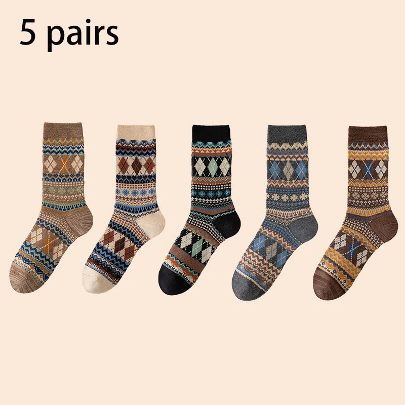 Chaussettes provoqué pour hommes, chaussettes d'équipage en coton, respirantes et absorbant la transpiration, chaussettes d'équi