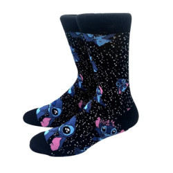 Mode Anime Hommes Chaussettes Stitch Chaussettes sulfGenoux Couples Cosplay Chaussette Personnalité Hip Hop Harajuku Femmes Drôl