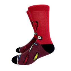 Mode Anime Hommes Chaussettes Stitch Chaussettes sulfGenoux Couples Cosplay Chaussette Personnalité Hip Hop Harajuku Femmes Drôl