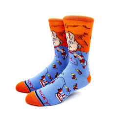 Mode Anime Hommes Chaussettes Stitch Chaussettes sulfGenoux Couples Cosplay Chaussette Personnalité Hip Hop Harajuku Femmes Drôl