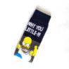 Chaussettes unisexes drôles de dessin animé Simpsons pour hommes, impression Hip Hop, nouveauté Elin Sokken, planche à roulettes