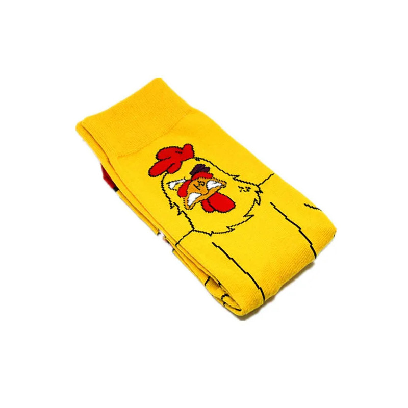 Chaussettes unisexes drôles de dessin animé Simpsons pour hommes, impression Hip Hop, nouveauté Elin Sokken, planche à roulettes