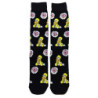 Chaussettes unisexes drôles de dessin animé Simpsons pour hommes, impression Hip Hop, nouveauté Elin Sokken, planche à roulettes