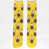 Chaussettes unisexes drôles de dessin animé Simpsons pour hommes, impression Hip Hop, nouveauté Elin Sokken, planche à roulettes