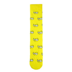 Chaussettes unisexes drôles de dessin animé Simpsons pour hommes, impression Hip Hop, nouveauté Elin Sokken, planche à roulettes