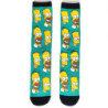 Chaussettes unisexes drôles de dessin animé Simpsons pour hommes, impression Hip Hop, nouveauté Elin Sokken, planche à roulettes