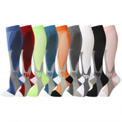 SOX-Chaussettes de compression pour le sport, bas d'allaitement médical, prévention des varices, grossesse, football athlétique,