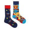 Chaussettes de marée AB originales pour hommes et femmes, chaussettes unisexes, tube moyen haut, coton extraterrestre mystère, b