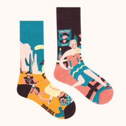 Chaussettes de marée AB originales pour hommes et femmes, chaussettes unisexes, tube moyen haut, coton extraterrestre mystère, b