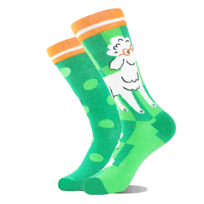 Chaussettes en coton Happy Funny pour hommes, conception extraterrestre, planète, requin, elin, unisexe, nouveauté, équipage de 