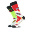 Chaussettes en coton Happy Funny pour hommes, conception extraterrestre, planète, requin, elin, unisexe, nouveauté, équipage de 